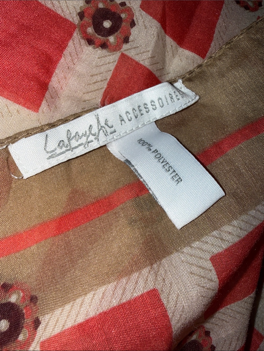 Lafayette accessories Geometric Check Scarf - Picture 3 of 6